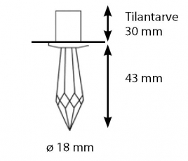 Насадка Cariitti Crystal CR-43