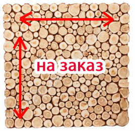 Панно из можжевельника на заказ, декор бани