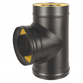 Сэндвич-тройник Везувий BLACK (AISI 430/0,5мм + Оц.) д.120х200